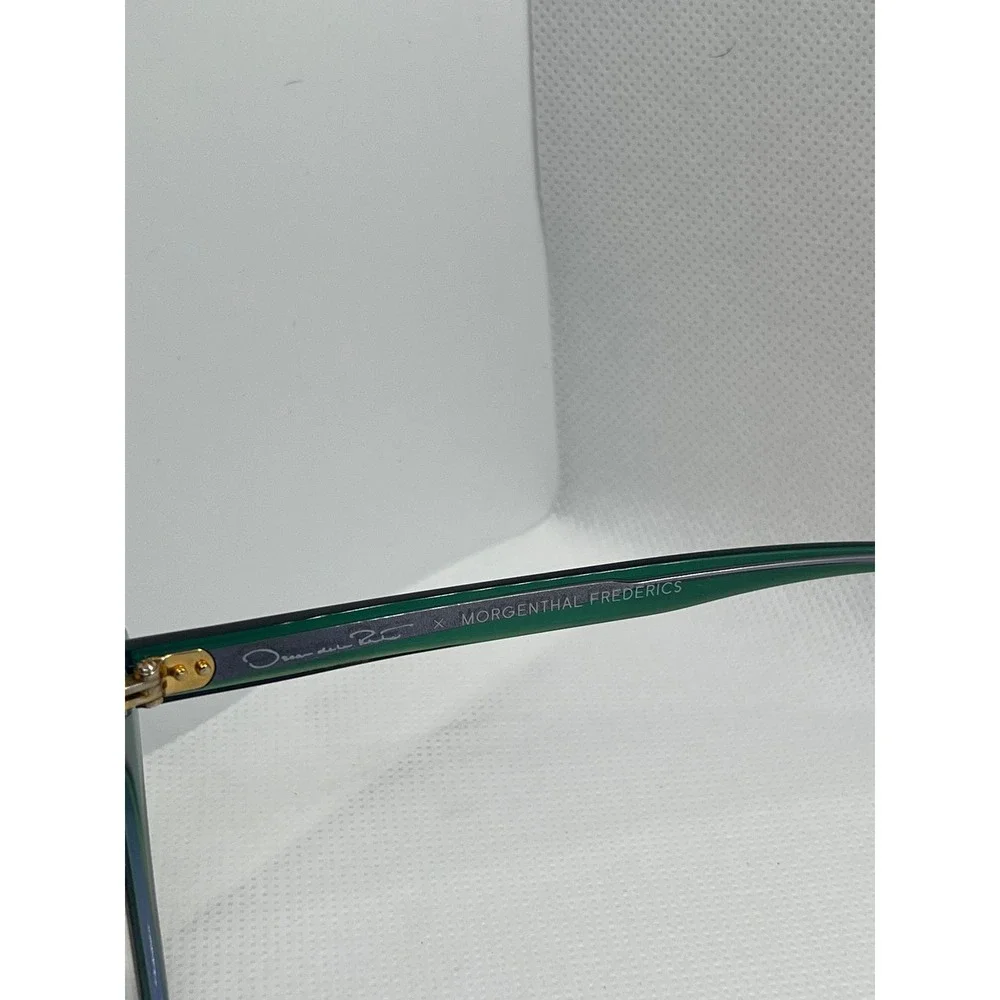 Oscar‎ de la Renta Twist V Cat Eye Glasses Frames Green Designer Eyeglasses